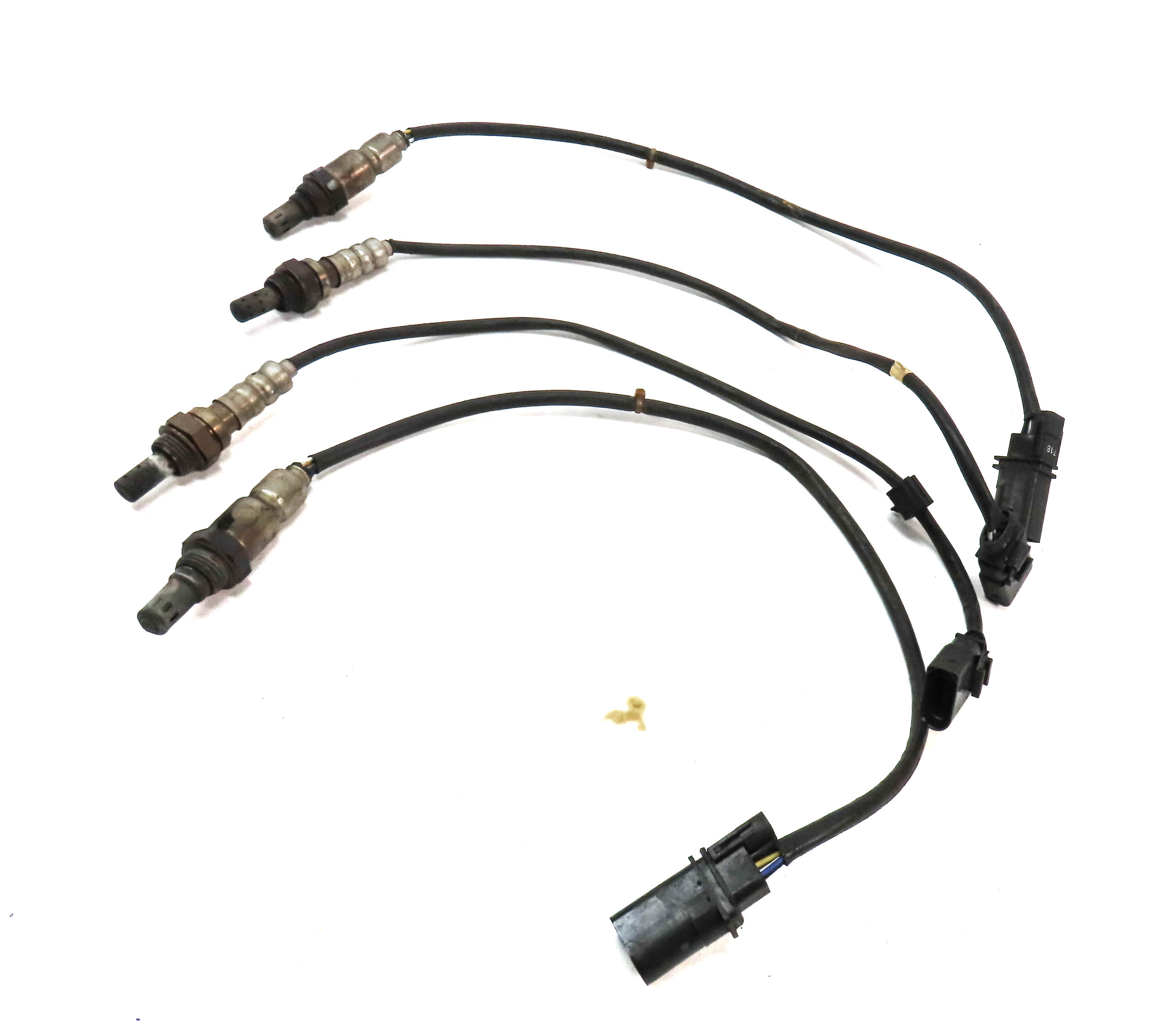 2012 AUDI A6 (C7 4G) 3.0 SUPER (CGXB) ENGINE PRE/POST CAT OXYGEN O2 SENSOR SET/4 — exact item pictured